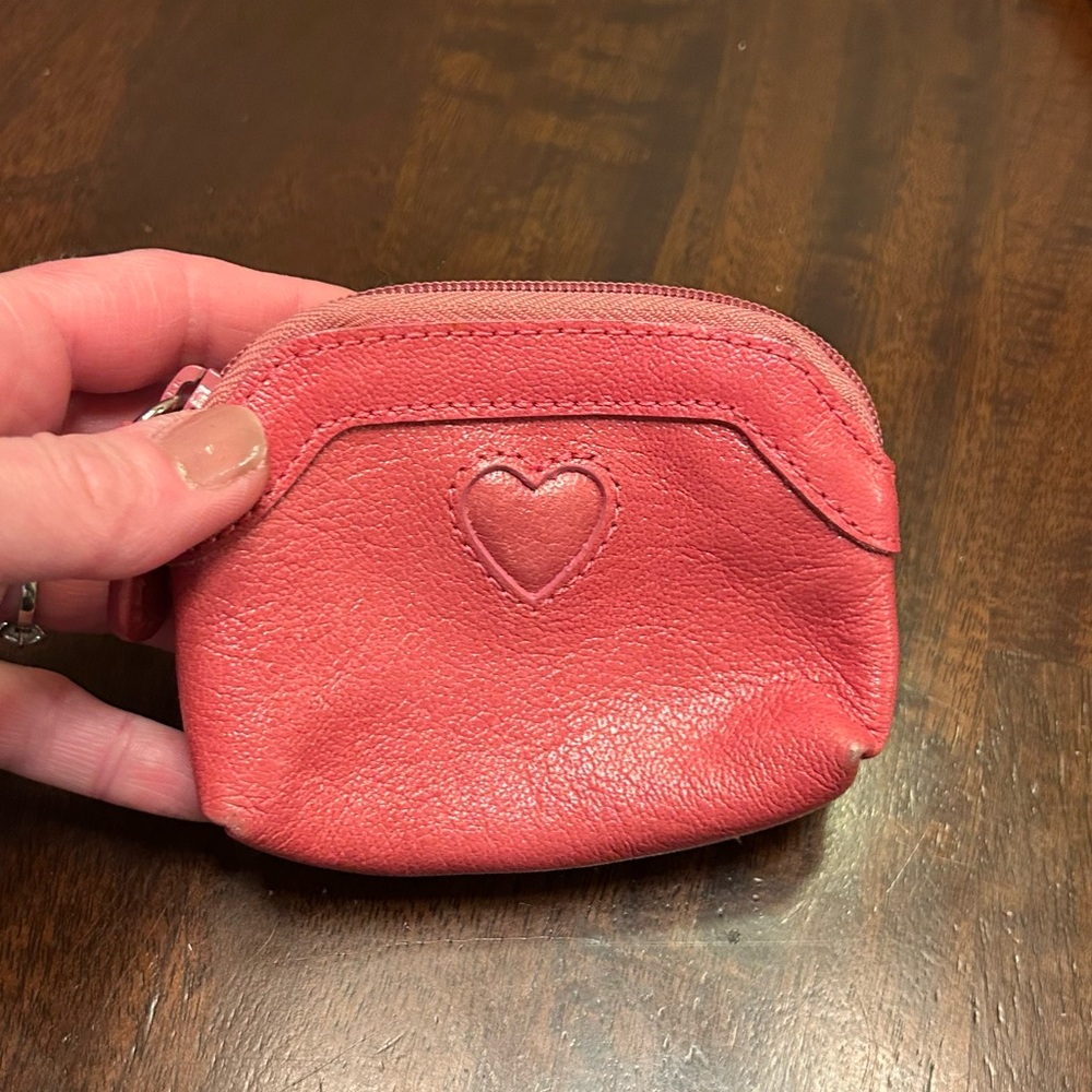 Brighton Pink Leather Coin Purse